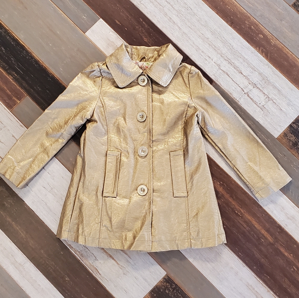 me jane kids Gold jacket Size 4